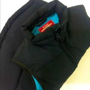 Vtg  Kids Premium Unionbay Navy/ Teal Duck Down Puffer Vest